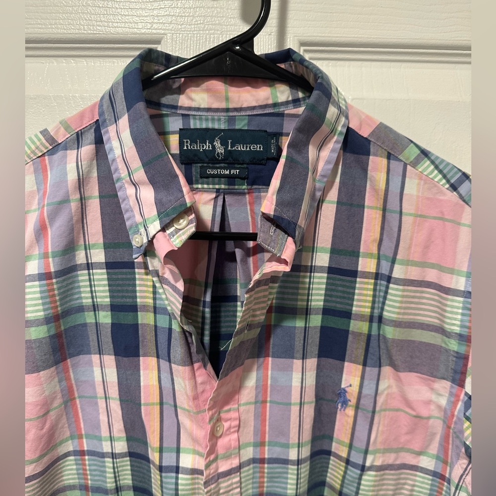 Ralph Lauren Multicolor Plaid Casual Button Down Shirt - Picture 2 of 2